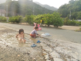 ここが、二人の「どぼん」。