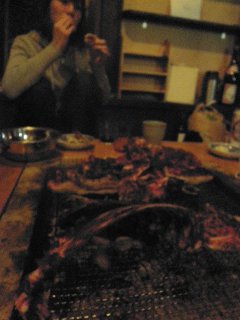 Hさんが、肋骨ごと持って来てくれました。どひゃー