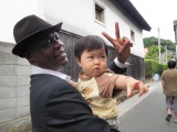 かわいいハットは岡山県でご購入。