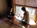 ちょっと遅めの朝食です。