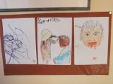 3人の絵はこのように仕上がりました