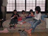 やっと下りてきて、ちょっと一息。