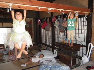 すごい腕力です。