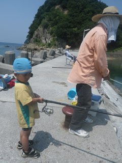 大きな竿で、クルクルと回してみたかった（す）。
