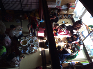 暖かい日のランチになりました！