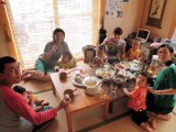 持ち寄り食事会は、なんと豪華になること！