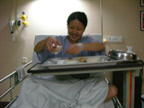 入院２日目から食欲もりもり